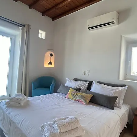 Villa Myconian Unique In Marathi , 140sqm - 4people ,shisha Place , Private Parking, Party Place - Elenas Hospitality -